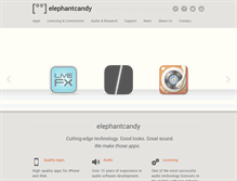 Tablet Screenshot of elephantcandy.com